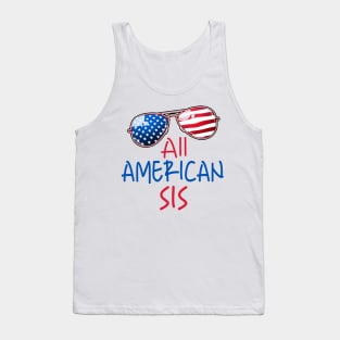 All American Sis 4th Of July Tank Top